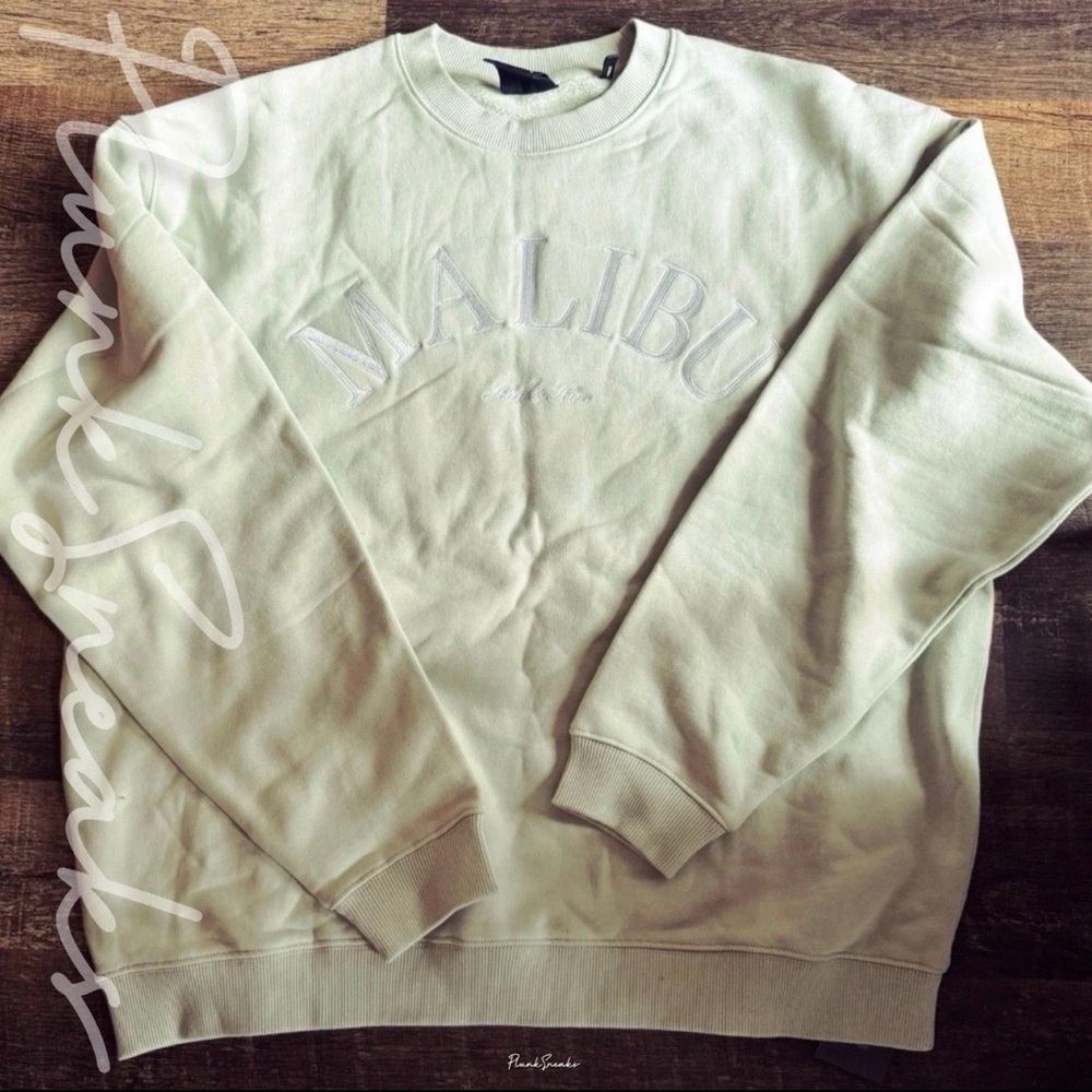 KITH Malibu Souvenir Nelson Crewneck • Store Exclusive • Mint Green • 2024